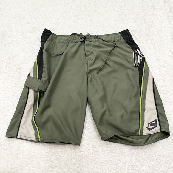O'Neill Swim Oneill Olive Green Board Shorts 36 Poshmark